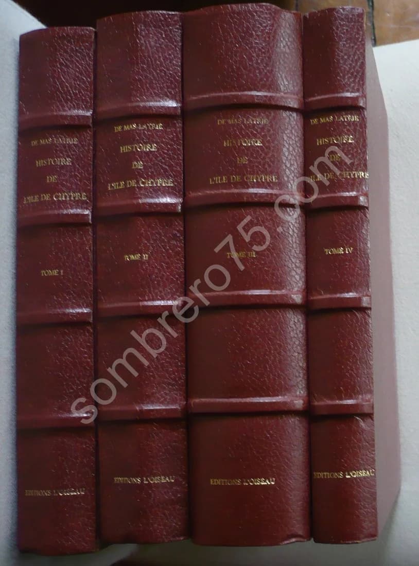 Histoire de l'Ile de Chypre sous le Règne des Princes de la Maison de Lusignan. 1970