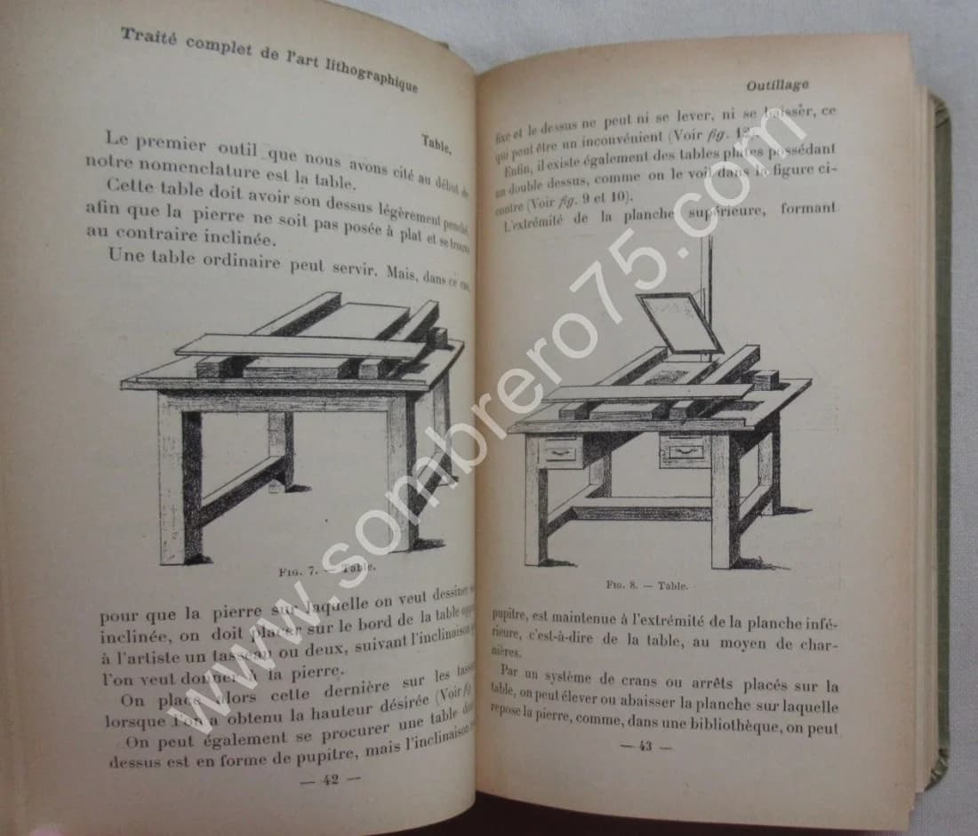 MAUROU et BROQUELET. Traité Complet de l'Art Lithographique. 1907 - Image 4