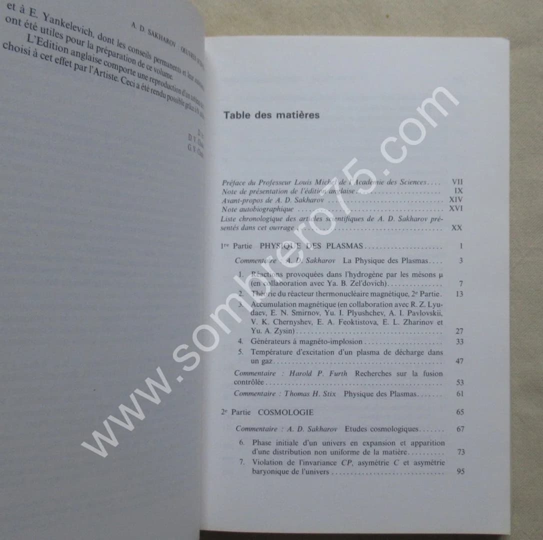A. D. SAKHAROV. Oeuvres Scientifiques - Image 5