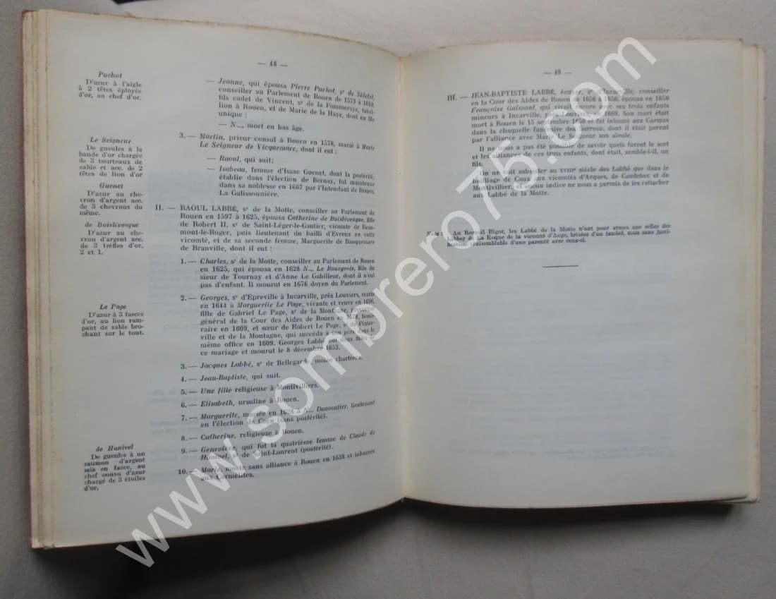 Les Conseillers du Parlement de Normandie sous Henri IV et Louis XIII 1594-1640. de Frondeville - Image 6