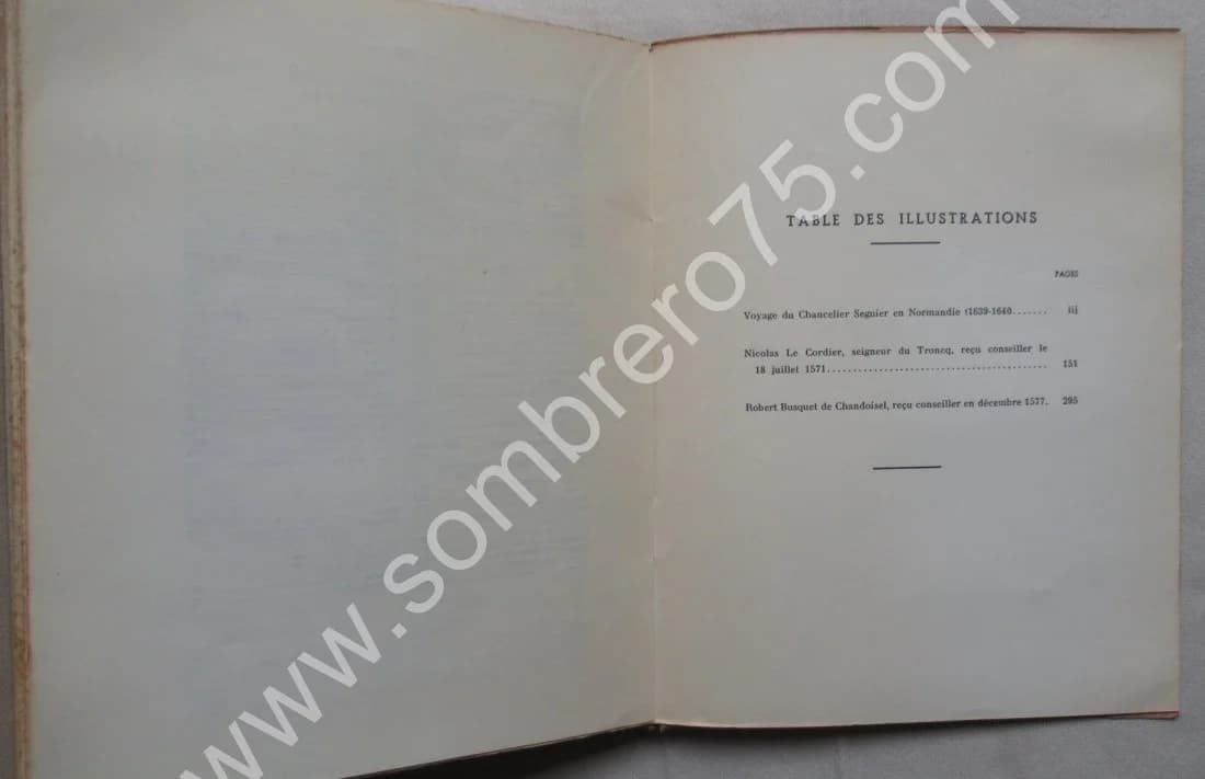 Les Conseillers du Parlement de Normandie sous Henri IV et Louis XIII 1594-1640. de Frondeville - Image 9