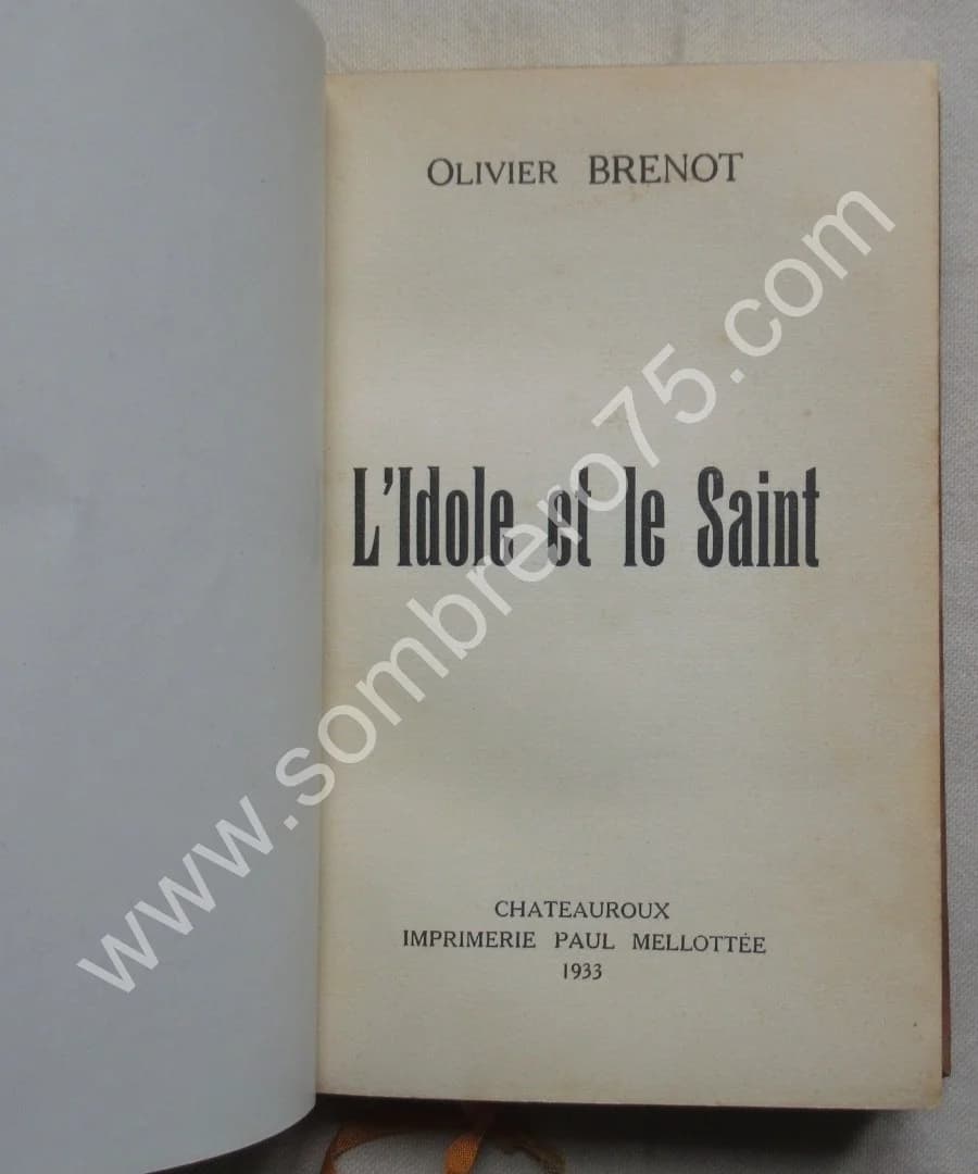 L'Idole et le Saint. 1933 - Image 4