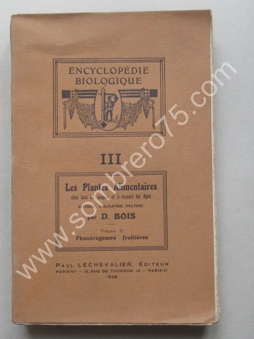 Phanérogames fruitières. 1928