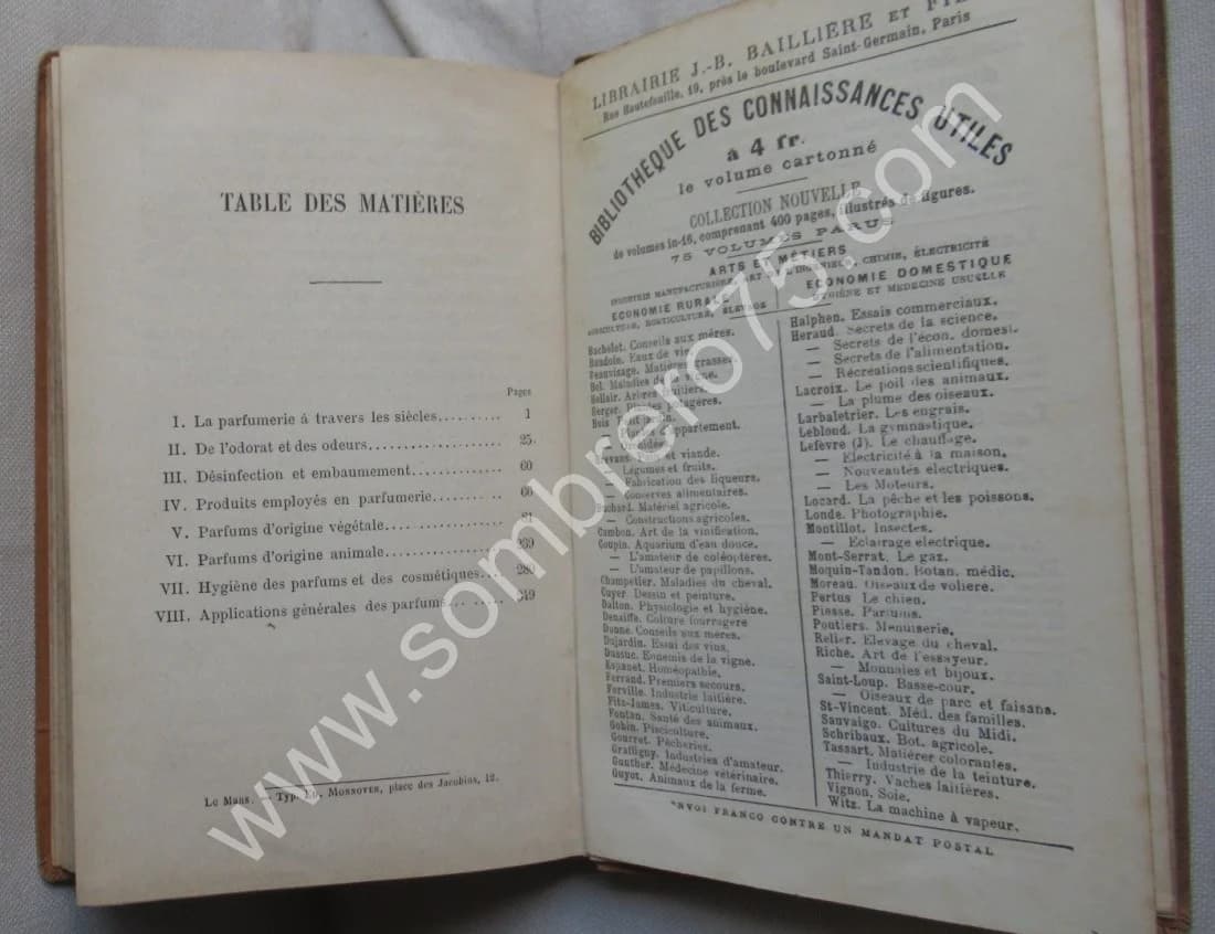 Histoire des Parfums et Hygiène de la Toilette. 1890 - Image 7