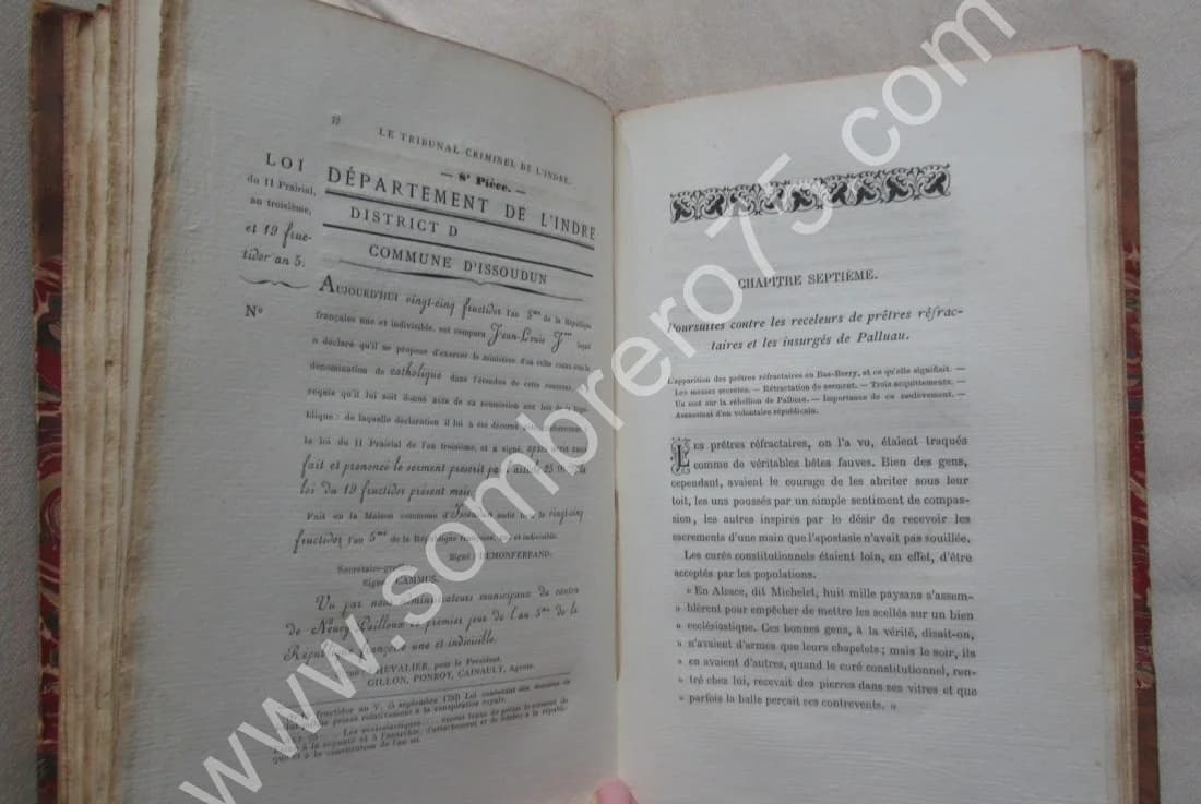 Recherches sur le Tribunal Criminel du Département de l'Indre - Image 7
