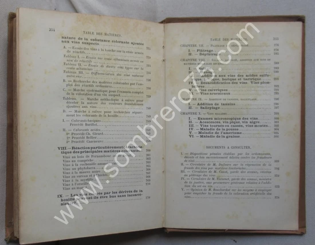 Sophistification et Analyse des Vins. 1891 - Image 11