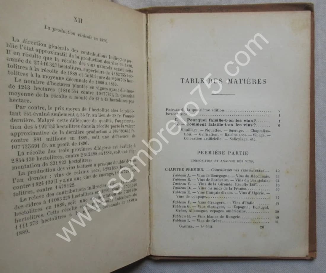 Sophistification et Analyse des Vins. 1891 - Image 8