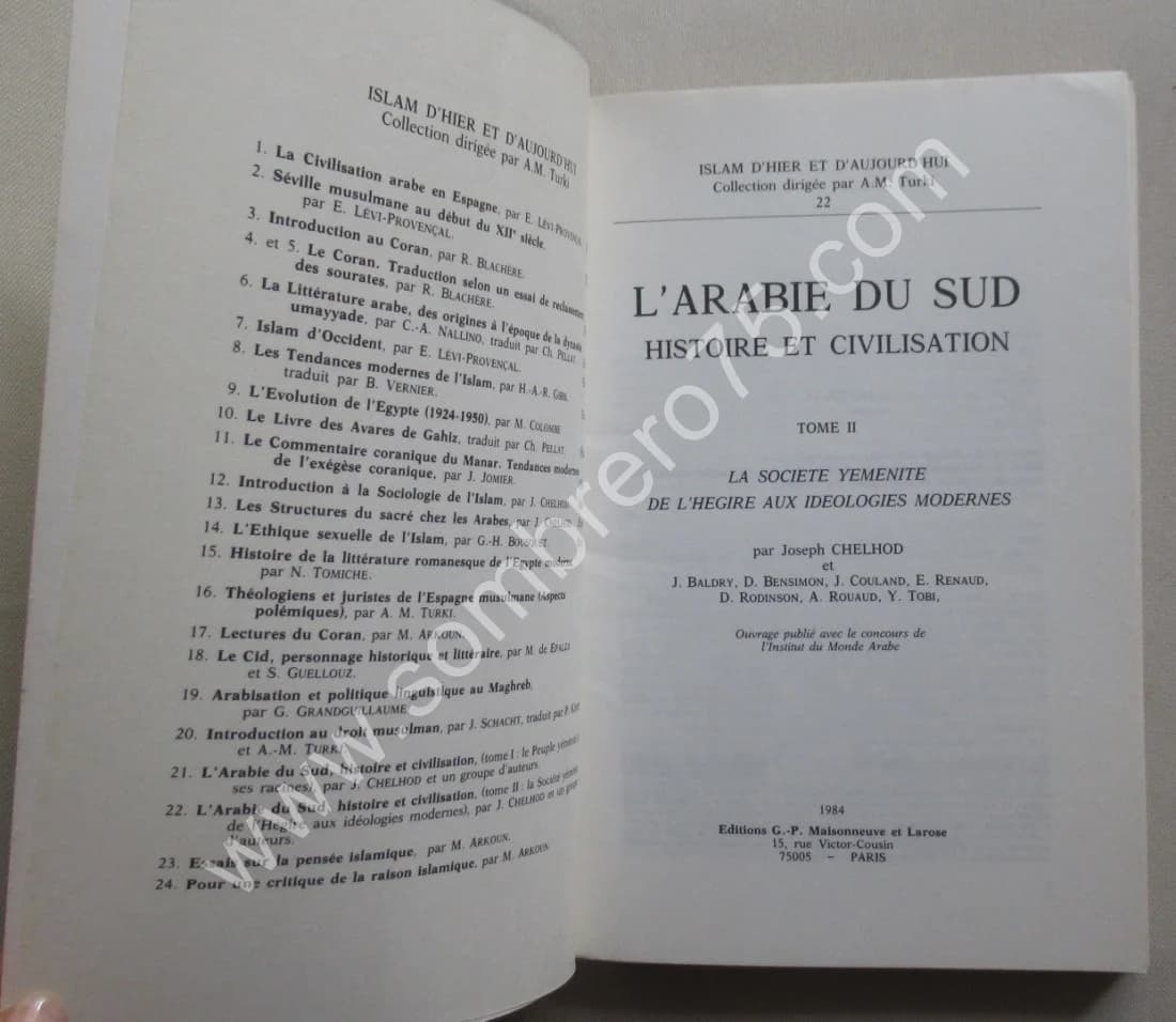 L'Arabie du Sud Histoire et Civilisation- 3 Tomes - Image 5