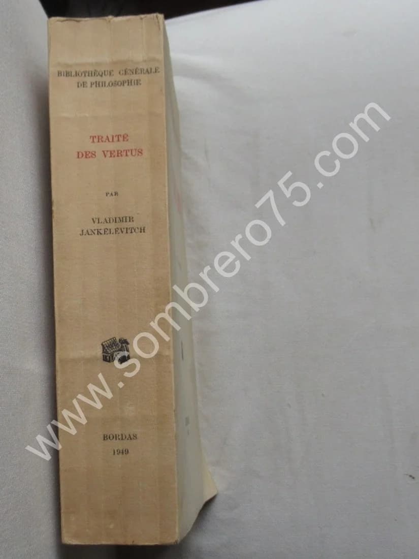 Traité des Vertus. 1949. E.O - Image 2