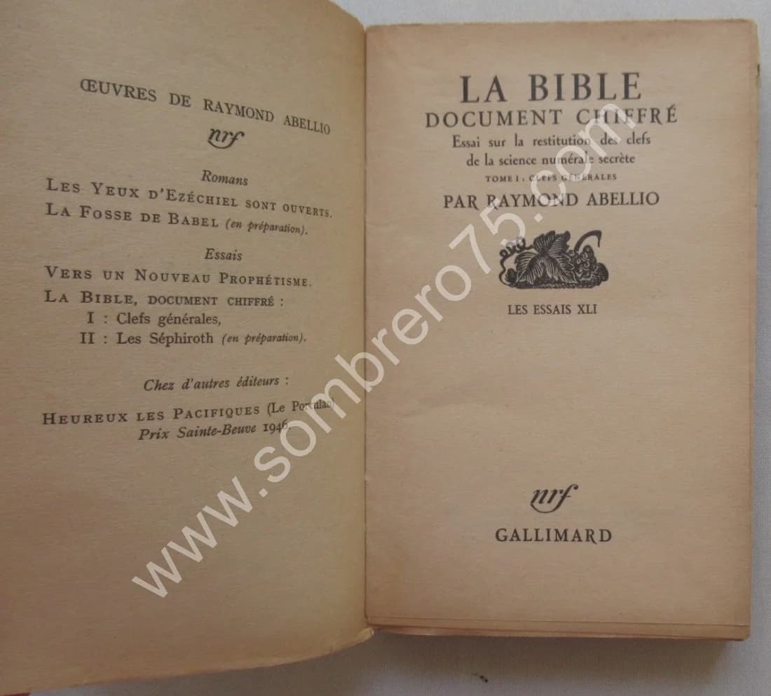 La Bible Document Chiffré. - 2 Tomes - Image 4