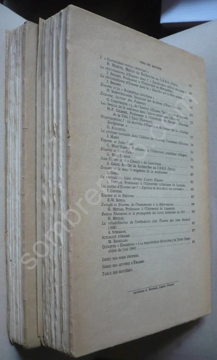 Colloquia Erasmiana Turonensia. 2 Volumes - Image 3