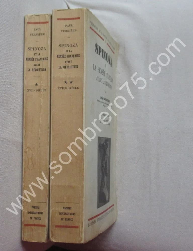 Spinoza et la Pensée Française avant la Révolution - 2 Tomes