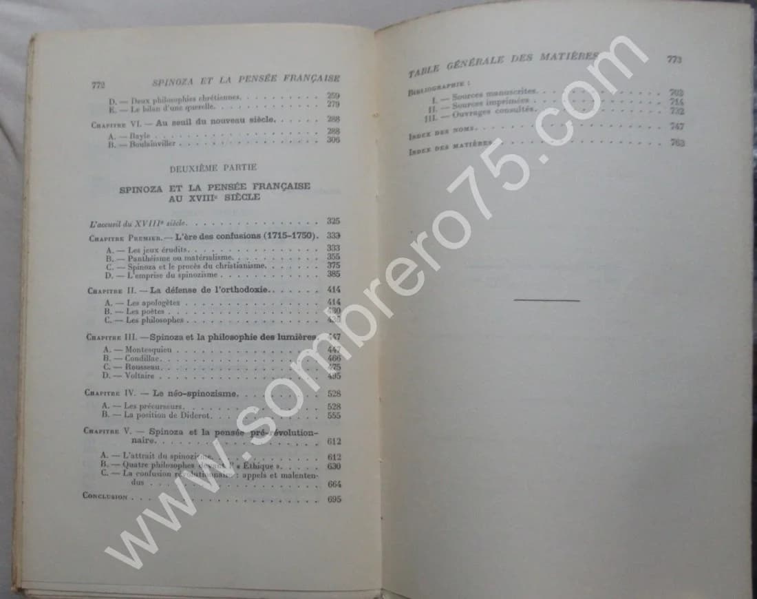 Spinoza et la Pensée Française avant la Révolution - 2 Tomes - Image 4