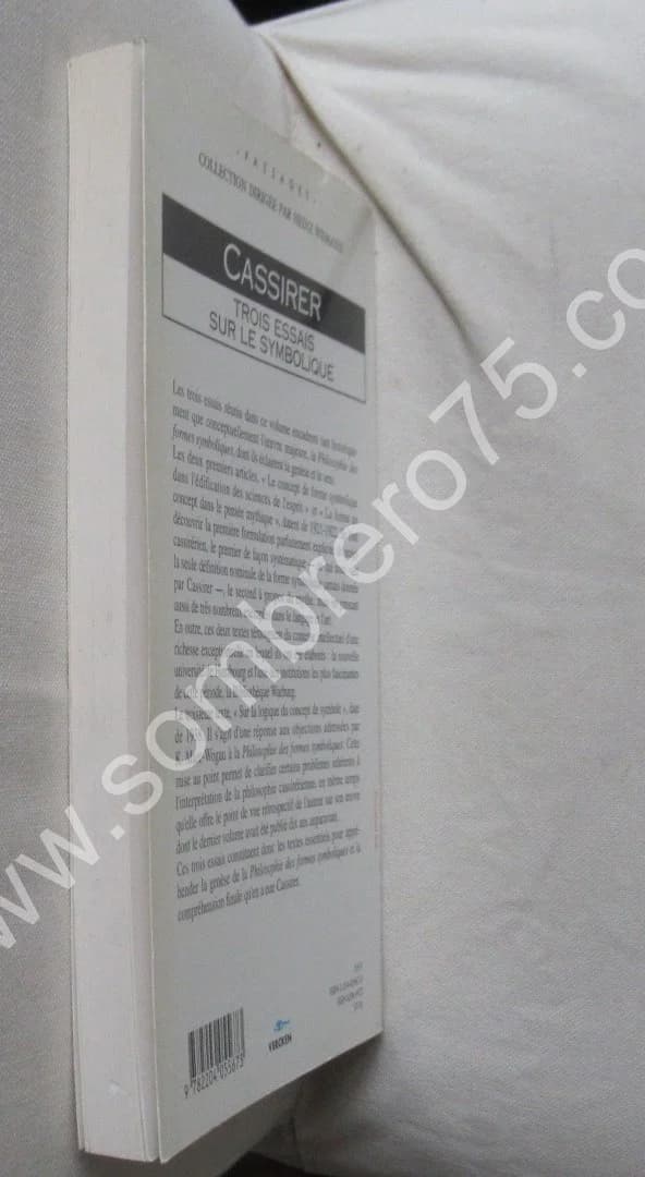 Ernst CASSIRER. Trois Essais sur le Symbolisme - Image 6
