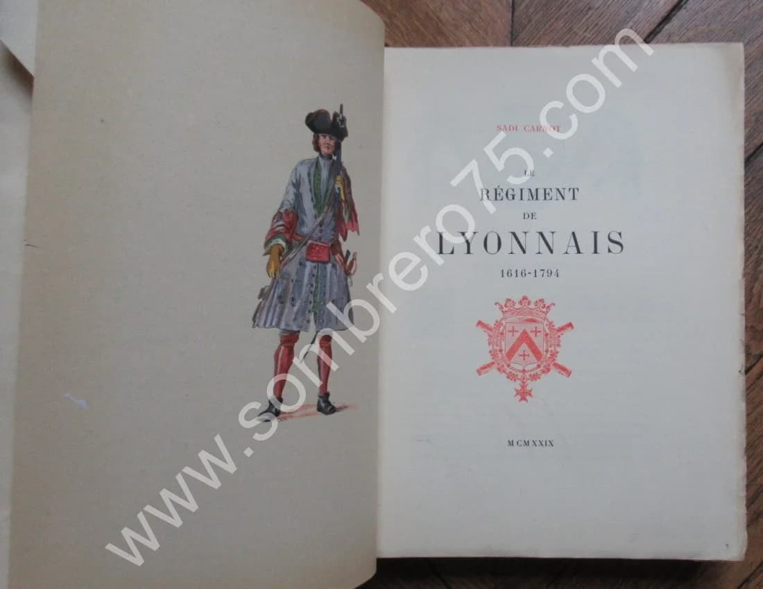 Le Régiment de Lyonnais 1616-1794. 1929 - Image 3