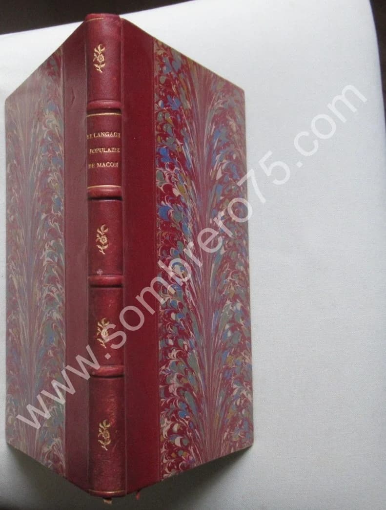 Le Langage Populaire de Mâcon. 1926