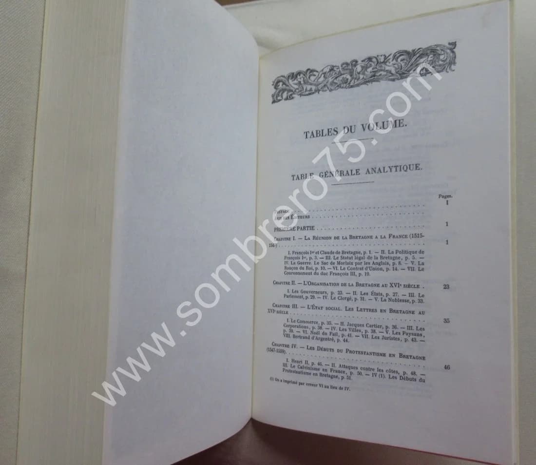 Arthur LE MOYNE DE LA BORDERIE. Histoire de Bretagne 6 Tomes - Image 13