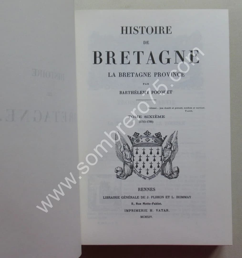 Arthur LE MOYNE DE LA BORDERIE. Histoire de Bretagne 6 Tomes - Image 14