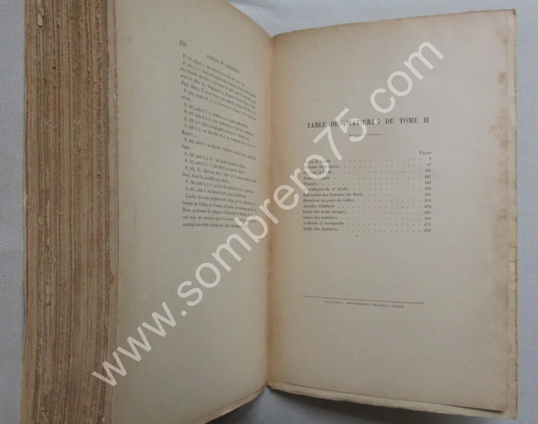 Pierre LOTH. Les Mabinogion du Livre Rouge de Hergest - 2 Tomes - Image 7