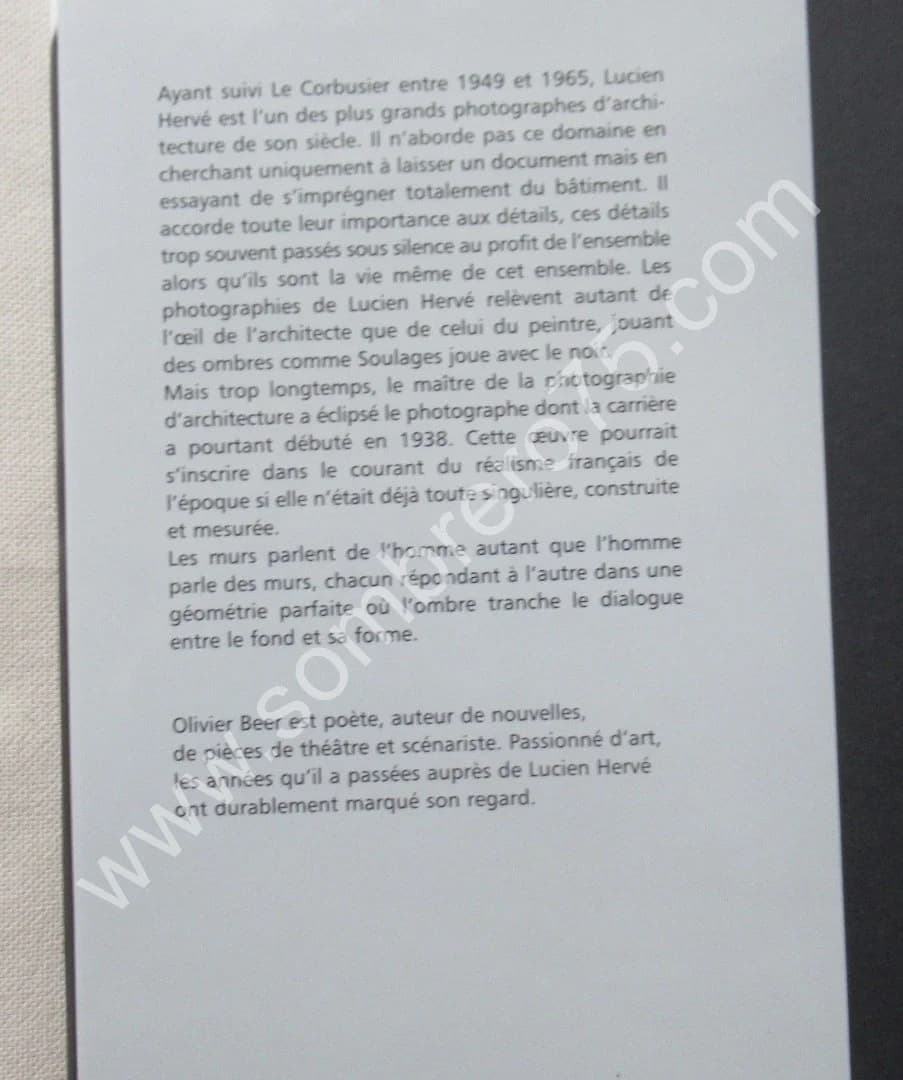LUCIEN HERVE L'Homme Construit. Olivier BEER - Image 3