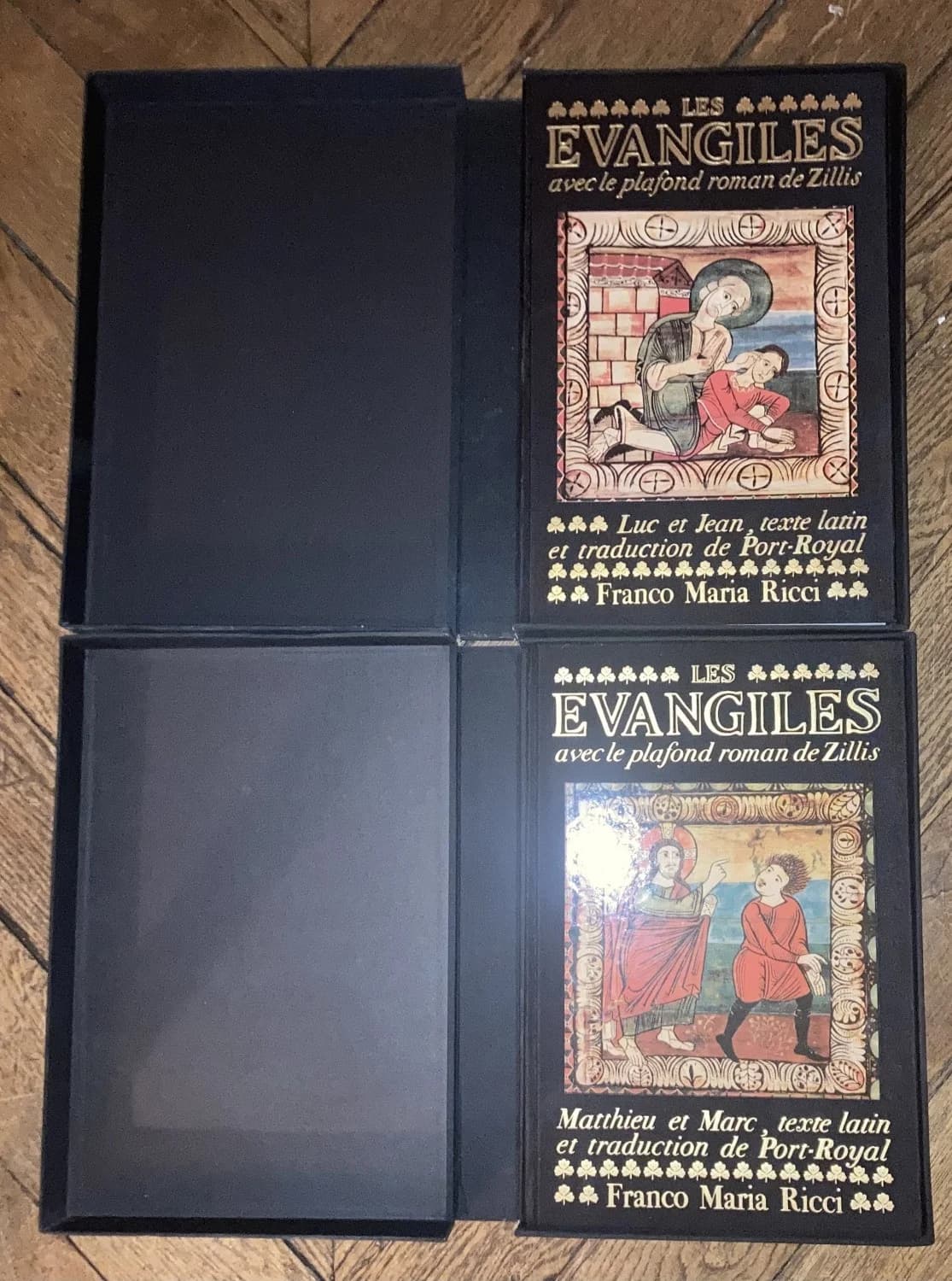 Les Evangiles avec le Plafond Roman de Zillis 2 Tomes