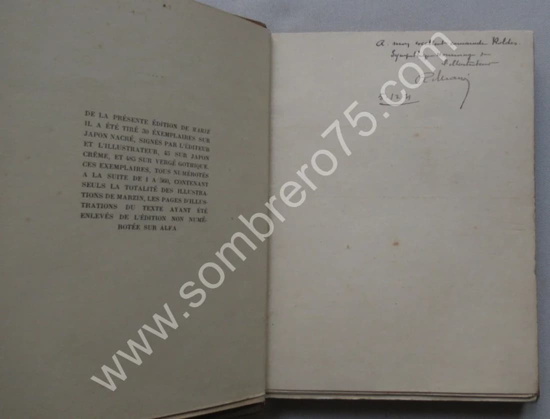 Marie 1926. Illustrations Armand MARZIN. Tirage Japon - Image 5