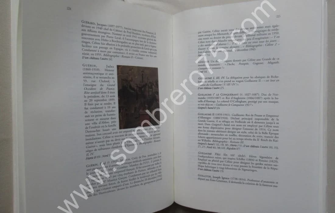 Dictionnaire des Personnages des Noms de Personnes...Louis Ferdinand CELINE - Image 4