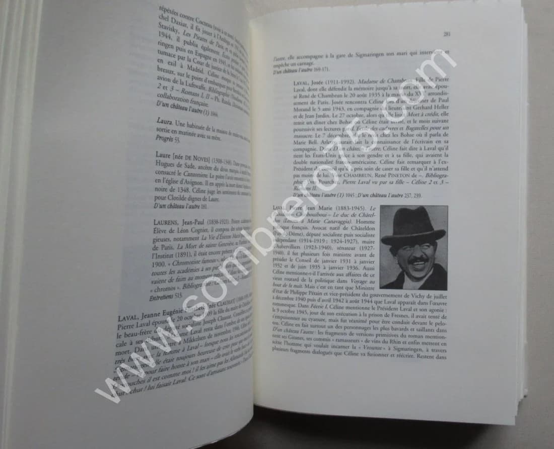 Dictionnaire des Personnages des Noms de Personnes...Louis Ferdinand CELINE - Image 5