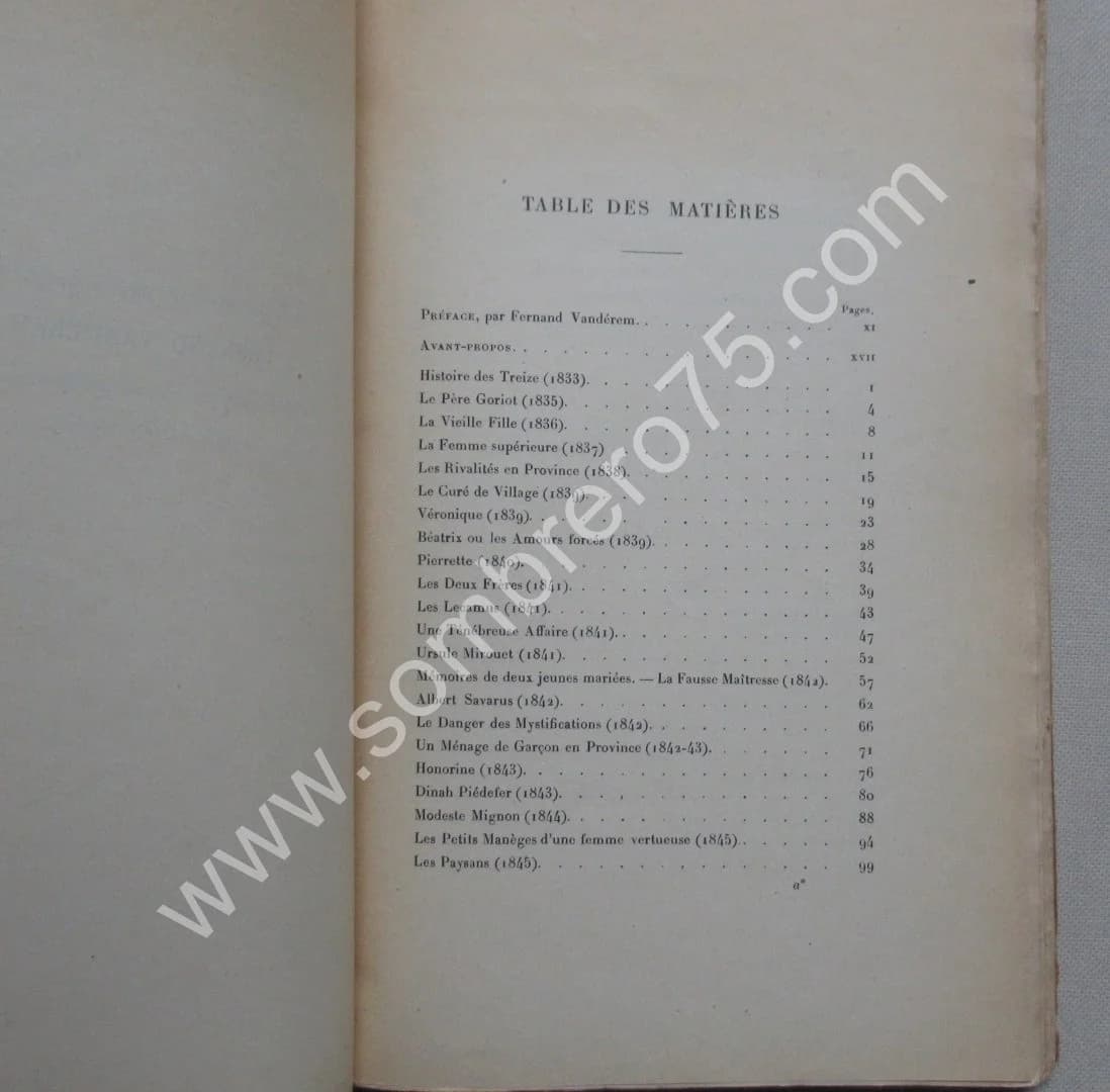 P. Van der Perre. Bibliographie des Véritables Originales d'Honoré de Balzac - Image 8