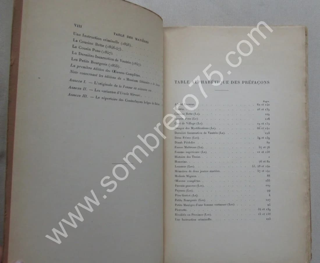 P. Van der Perre. Bibliographie des Véritables Originales d'Honoré de Balzac - Image 9