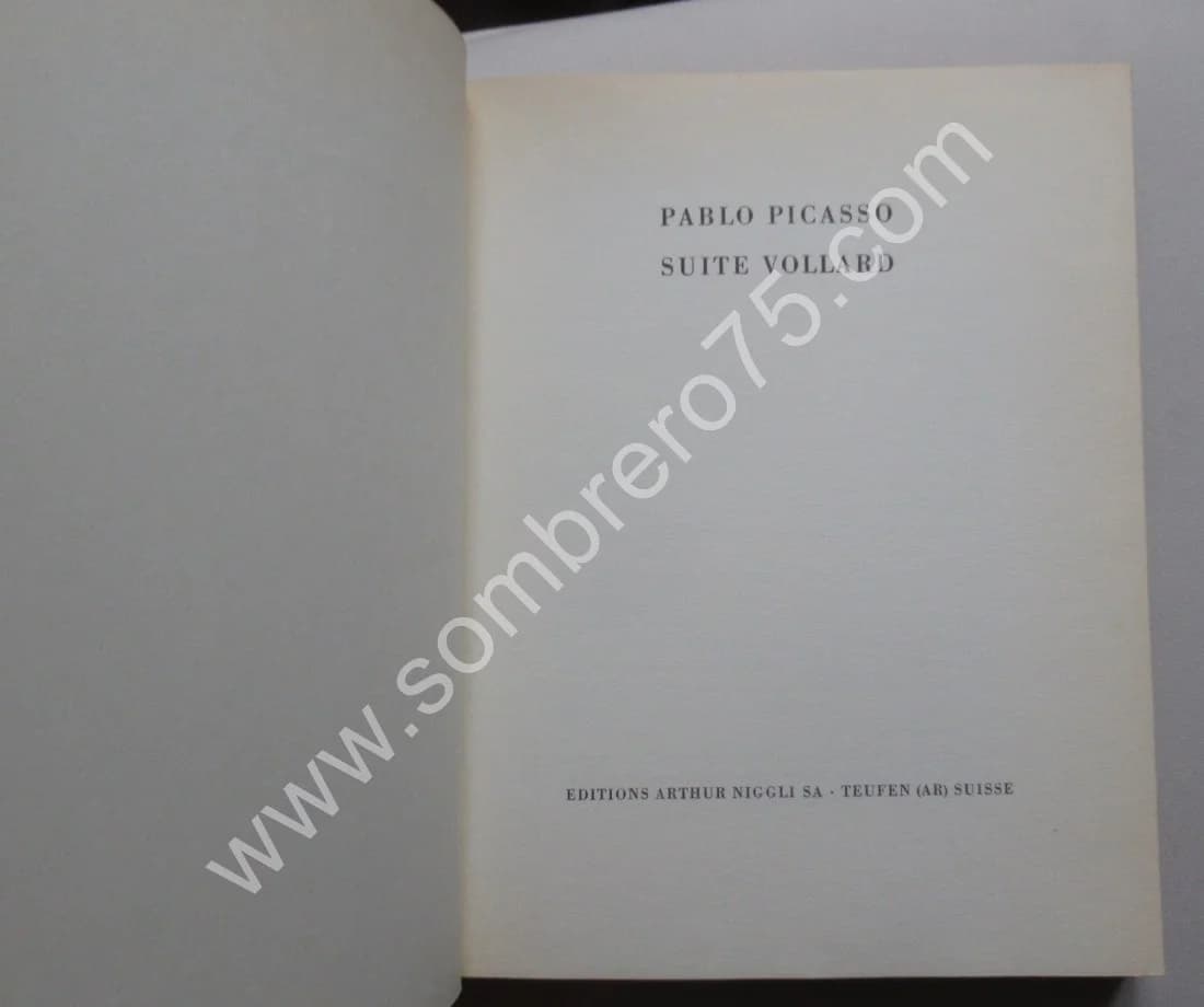 Pablo Picasso - Suite Vollard. Hans BOLLIGER - Image 3