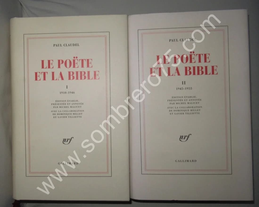 Le Poëte et la Bible - 2 Tomes