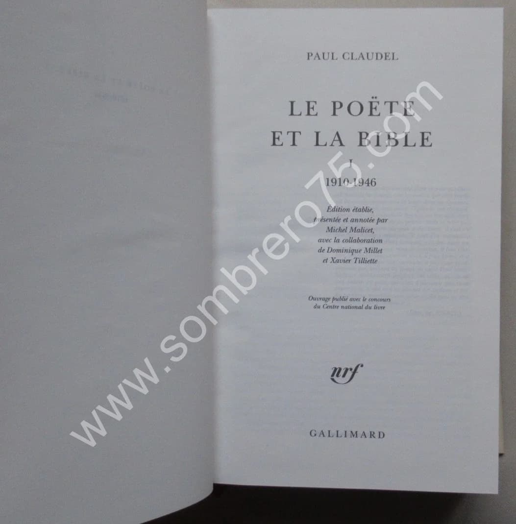Le Poëte et la Bible - 2 Tomes - Image 3