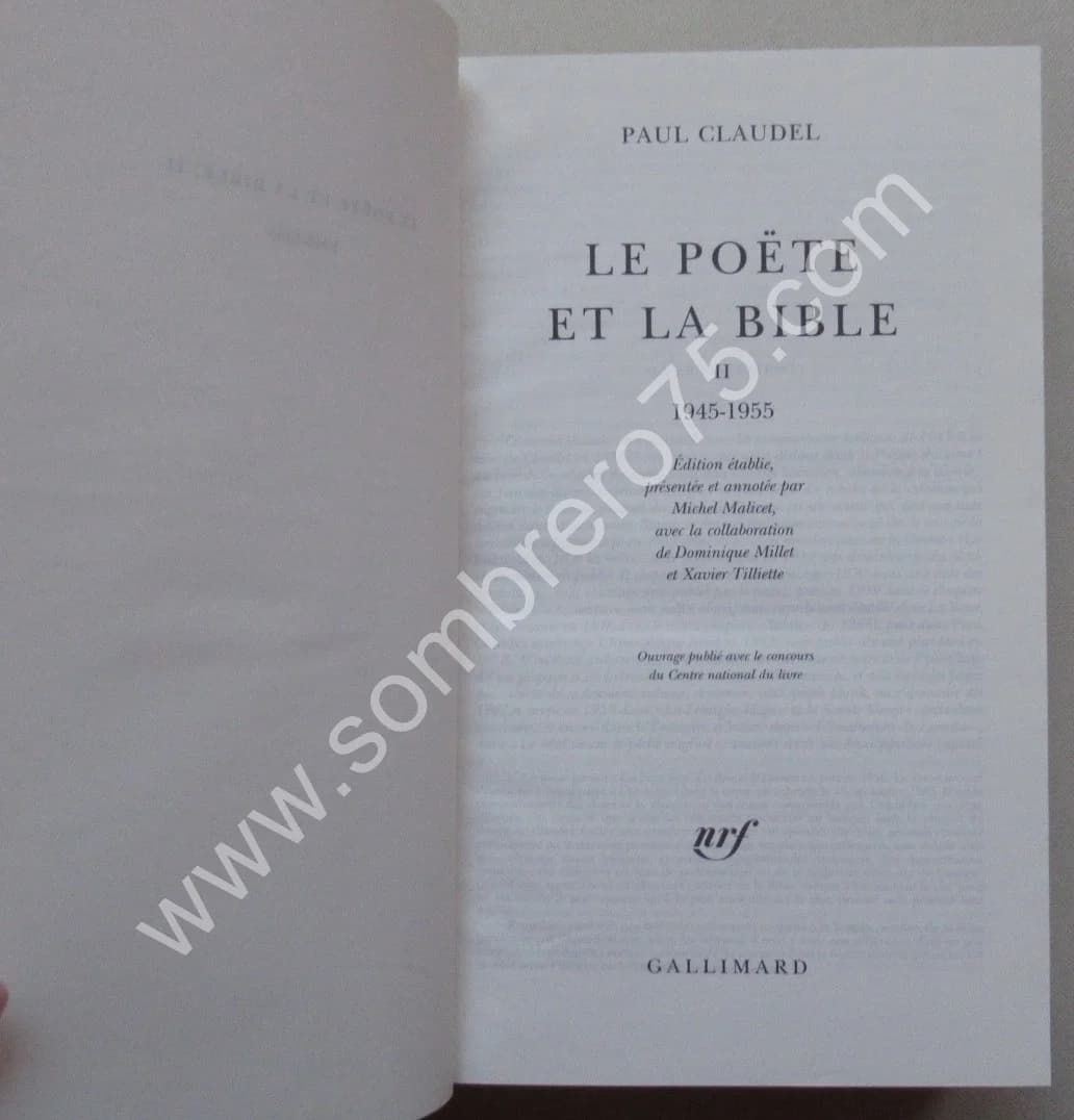 Le Poëte et la Bible - 2 Tomes - Image 5
