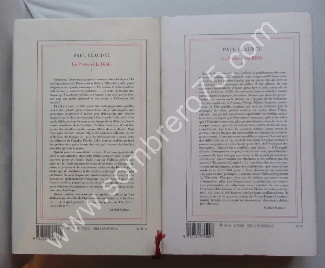 Le Poëte et la Bible - 2 Tomes - Image 7