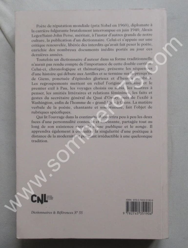 H. LEVILLAIN et C. MAYAUX. Dictionnaire Saint John Perse - Image 4