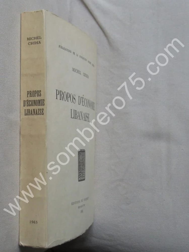 Propos d'Economie Libanaise. 1965 - Image 2