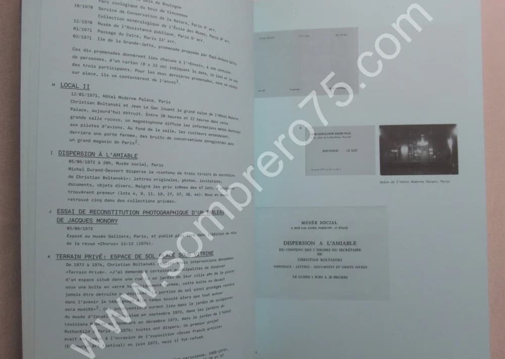 Christian BOLTANSKI. Archives 01. 1968-1974, premières années - Image 6