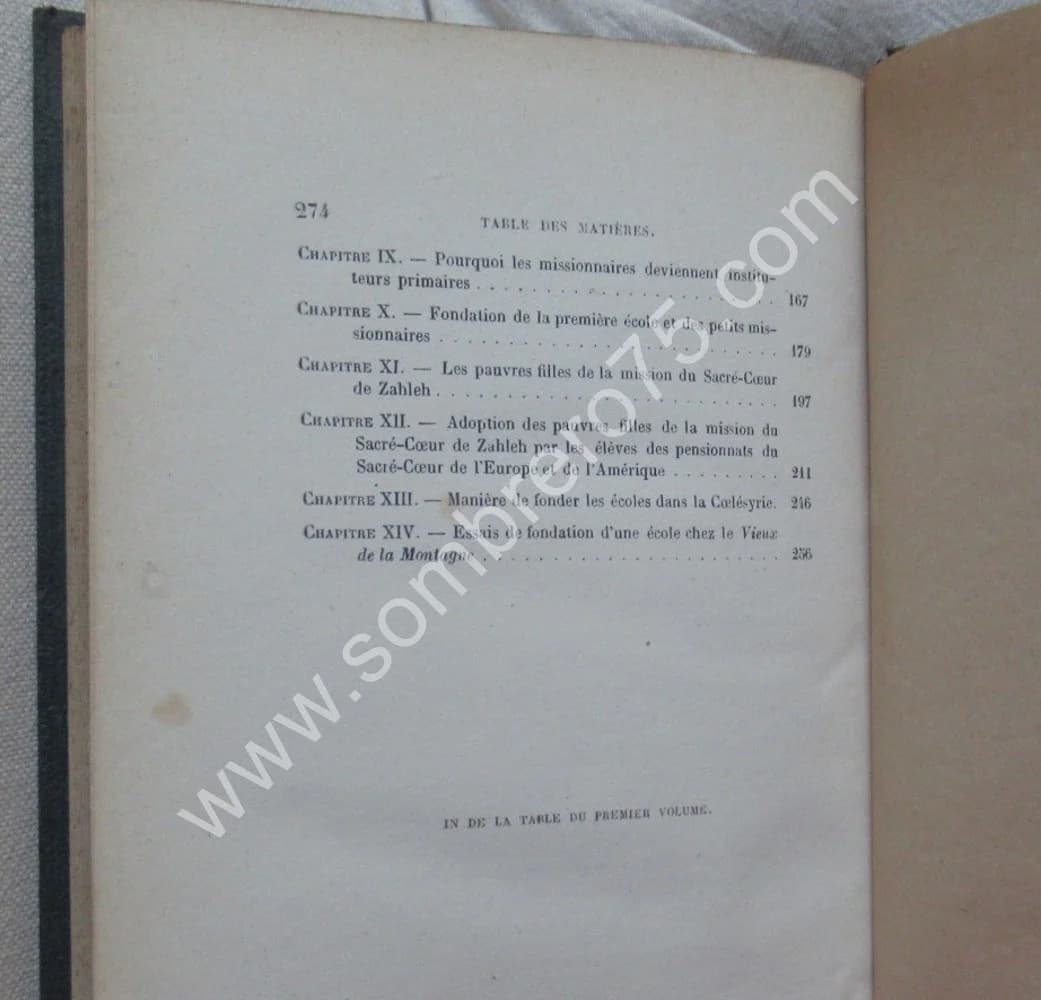 R. P. DE DAMAS. Souvenirs du Mont Liban 2 Tomes - Image 10