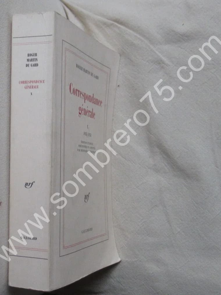 Roger Martin du Gard. Correspondance Générale Tome X - Image 2