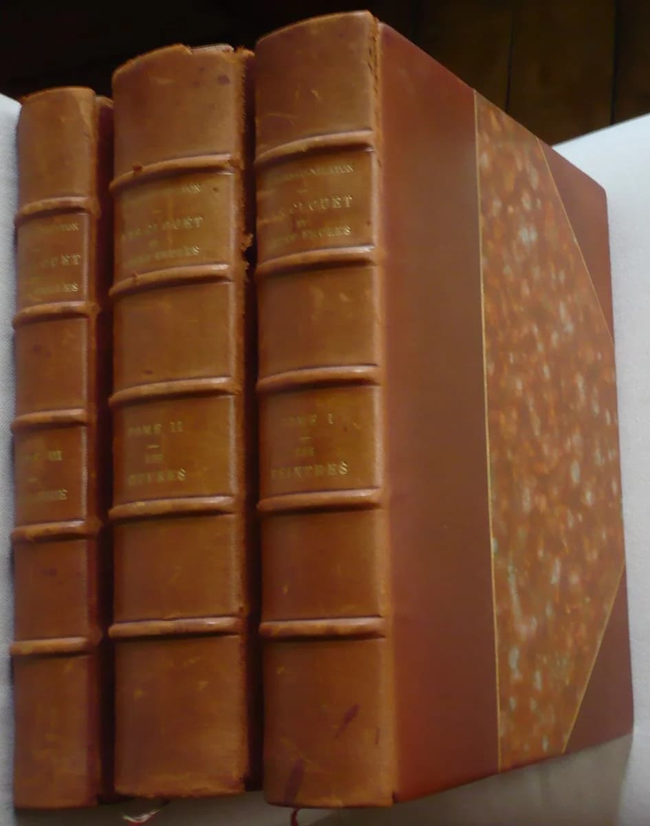 Les Clouet et leurs Emules. Etienne Moreau Nelaton. 1924. 3 Vol. 300 ex