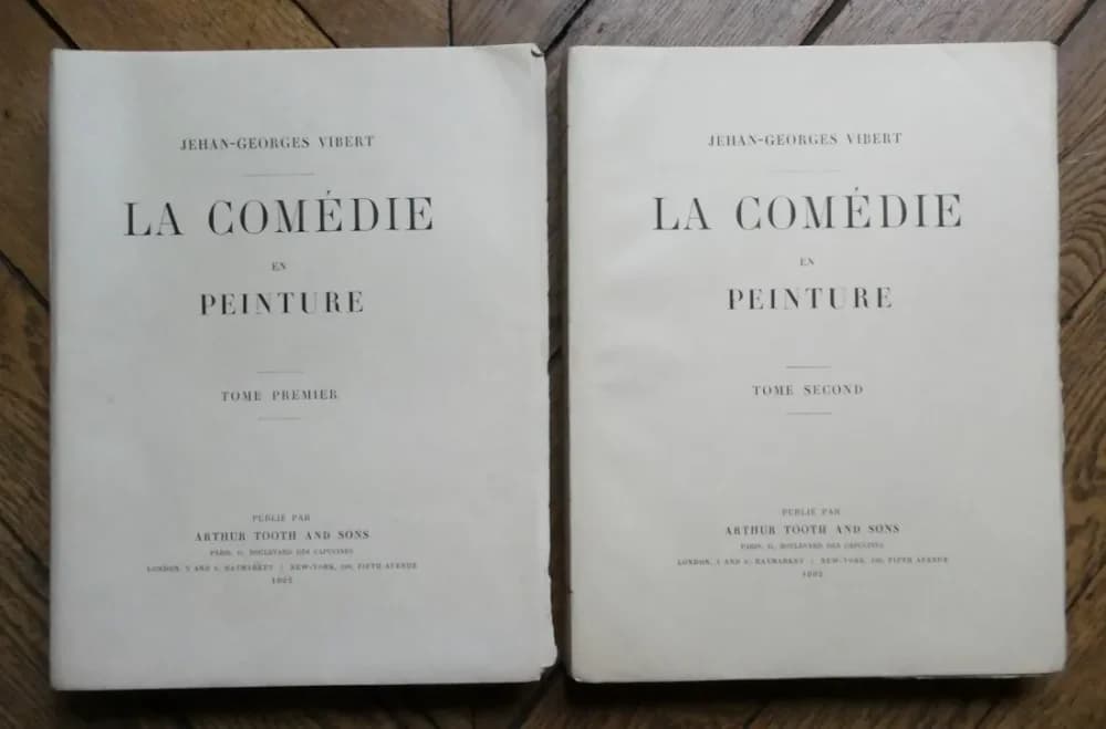 La Comédie en Peinture. 2 Tomes. J G VIBERT 1902