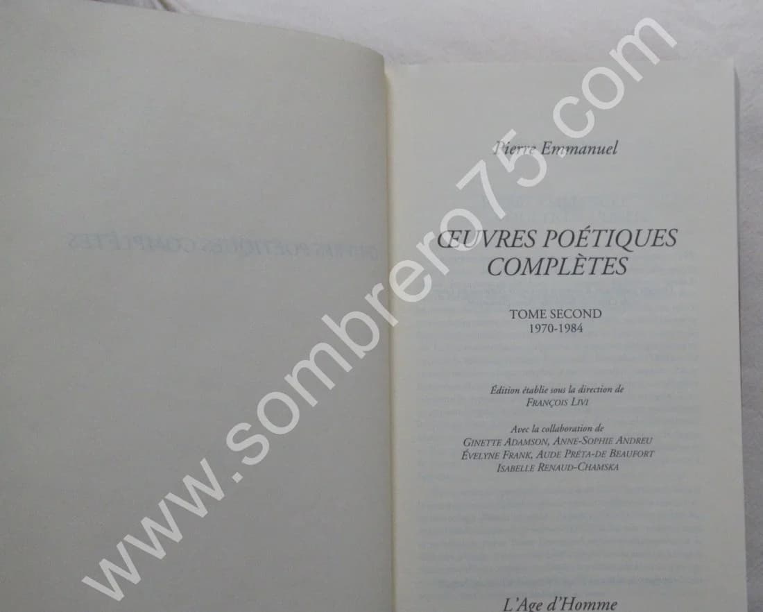 Oeuvres Poétiques Complètes - 2 Tomes - Image 4