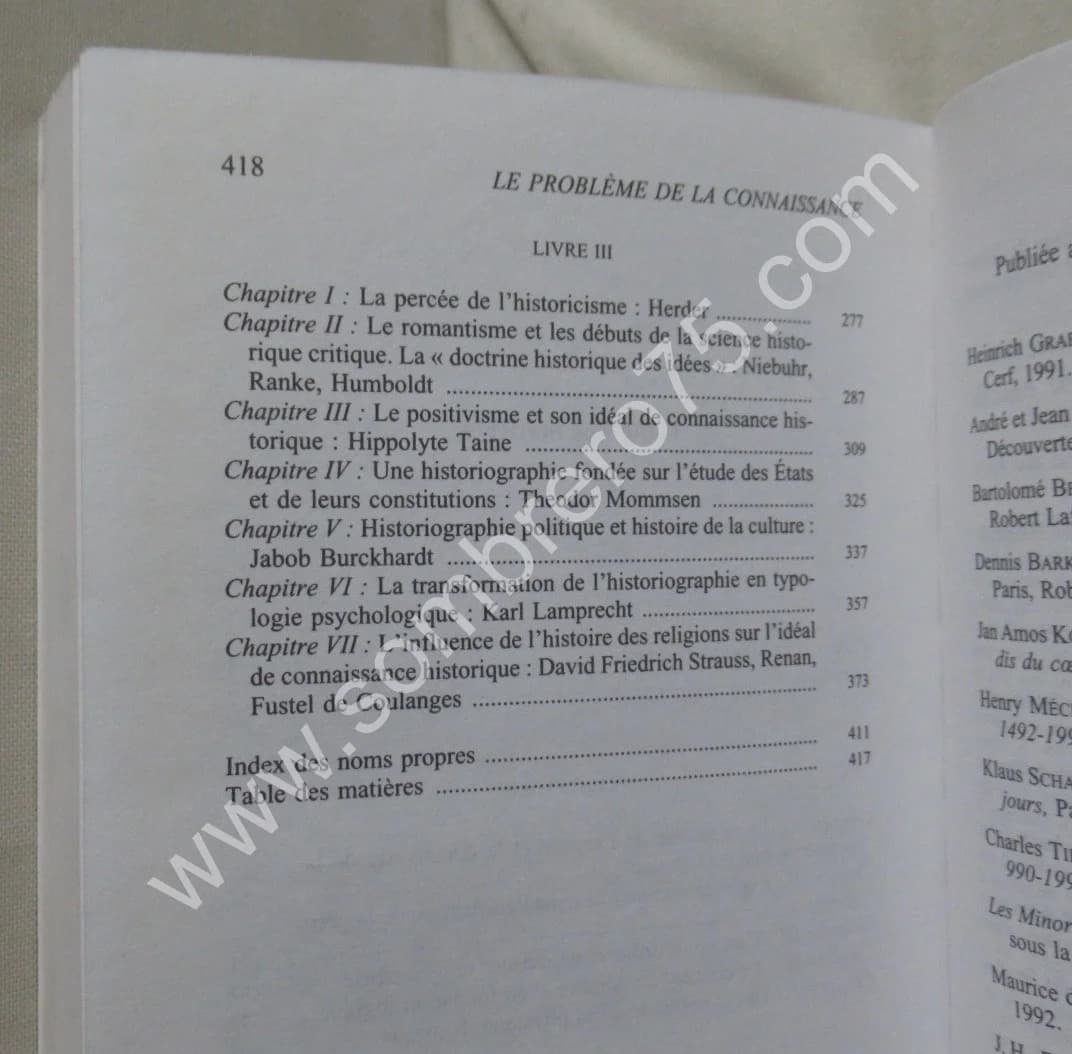 Ernst CASSIRER. Le Problème de la connaissance dans la Philosophie et la Science... Tome IV - Image 5