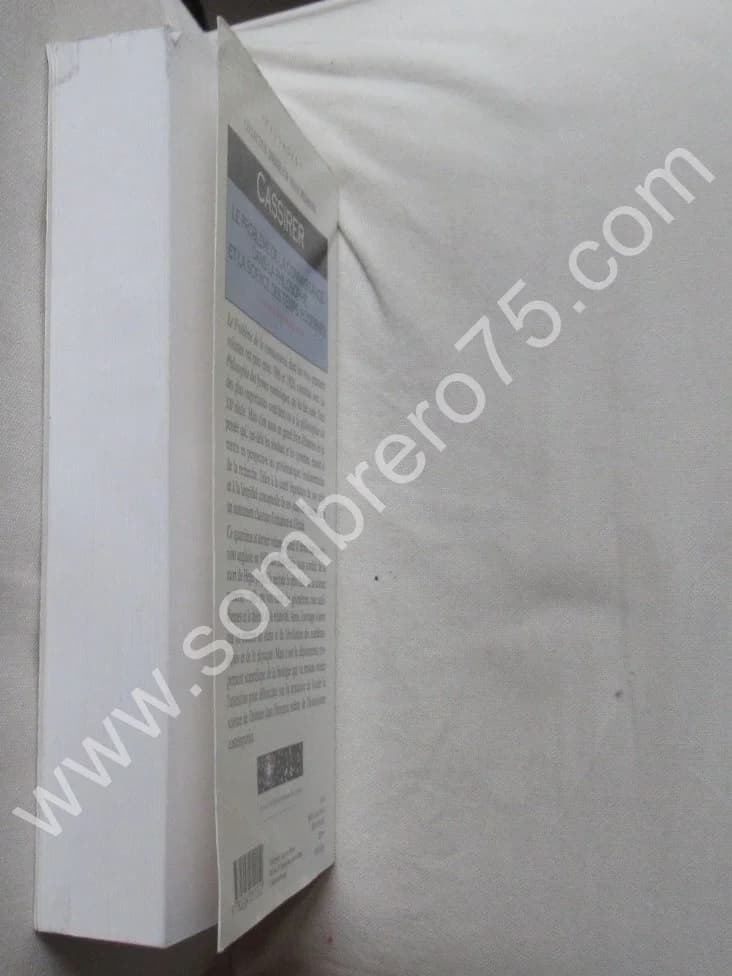 Ernst CASSIRER. Le Problème de la connaissance dans la Philosophie et la Science... Tome IV - Image 6