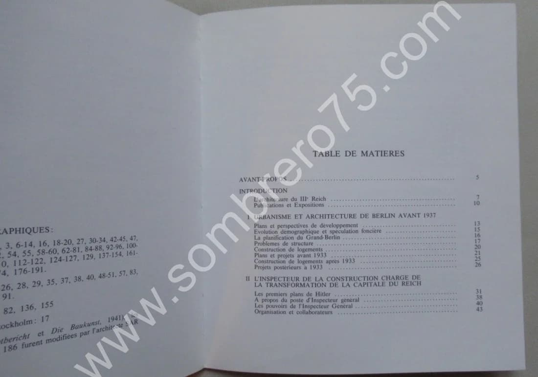 Lars Olof LARSSON. Albert SPEER Le plan de Berlin 1937-1943 - Image 7