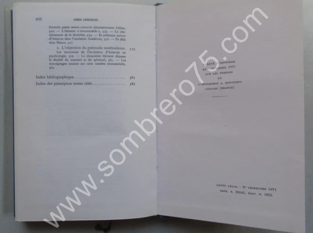 J. PEPIN. Idées Grecques sur l'Homme et sur Dieu - Image 12