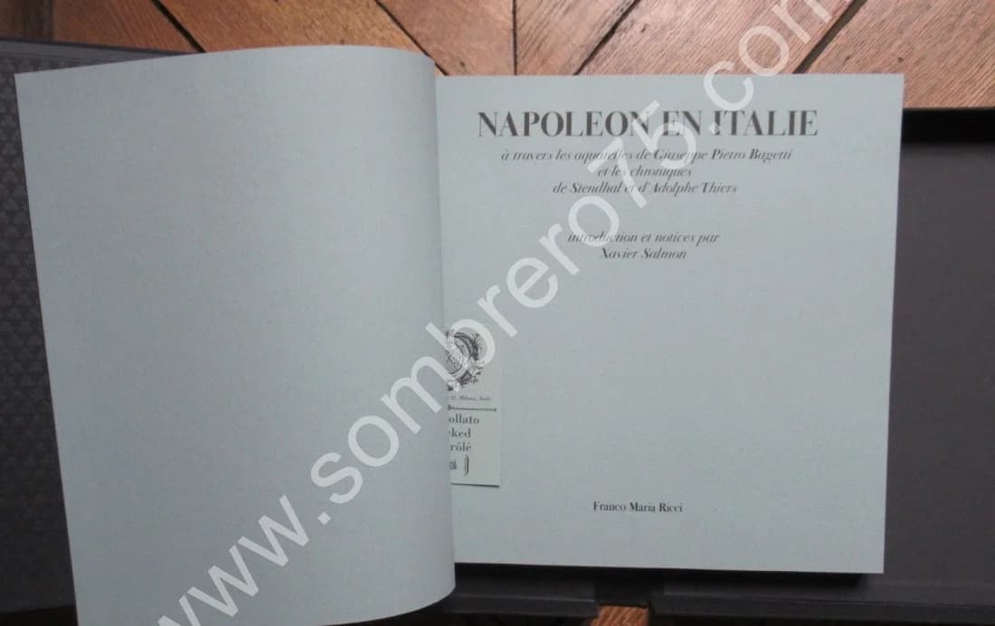 Napoléon en Italie. Aquarelles - Chroniques Stendhal et Thiers - Image 3