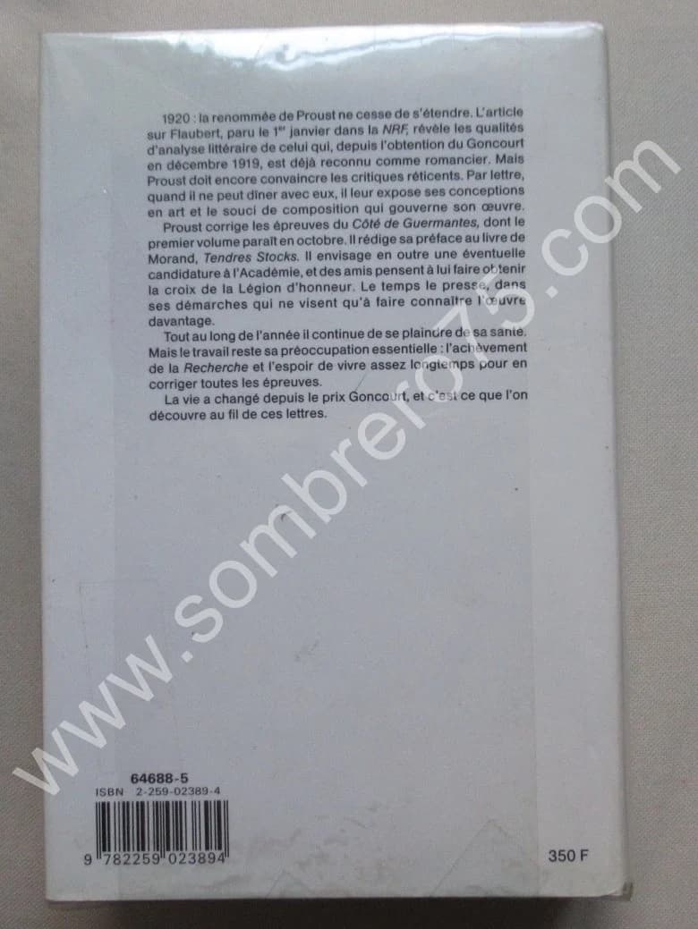 Correspondance de 1920 - Tome 19. Texte Établi et Annoté par KOLB Philip - Image 3