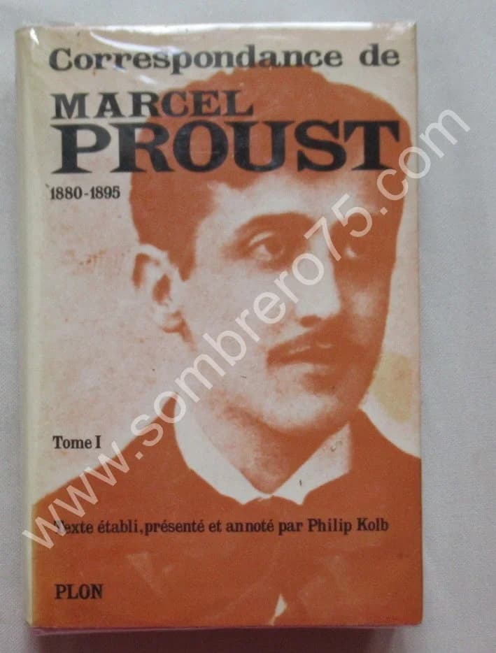 Marcel PROUST. Correspondance de 1880 1895. Tome 1. Ph KOLB